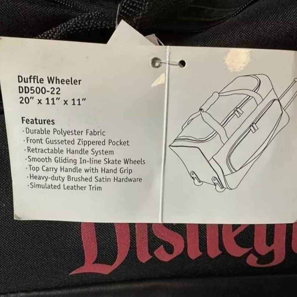 Disneyland Travel Bag with Durable Fabric.36 - Picture 2 of 4